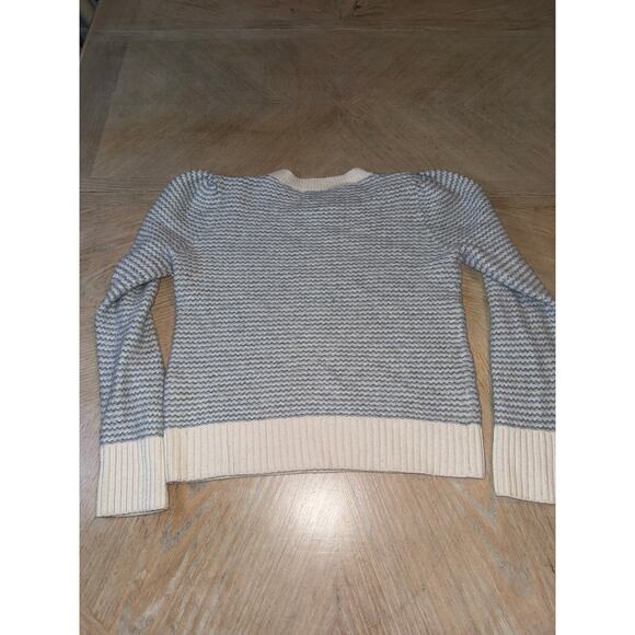 La Vie Rebecca Taylor blue wool blend knit crewneck sweater size xs - Picture 6 of 6